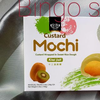 Bánh mochi mâm xôi/ kiwi/ sầu riêng/ trà sữa/ trà xanh/ đậu đỏ/ lá dữa sữa dừa Royal Family Taiwan 168g 6 bánh