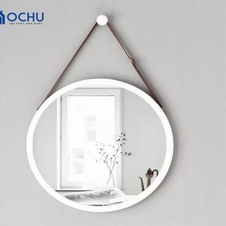 GƯƠNG TRÒN TREO TƯỜNG KHUNG GỖ HÀN QUỐC ( SIZE 50 ) - MIRROR CIRCLE
