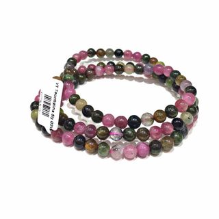 Vòng tay chuỗi đá Tourmaline thiên nhiên 5 ly quấn 3 vòng tay hàng tuyển may mắn, tài lộc VT100 - Hợp tất cả các mệnh