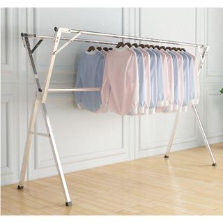 Giàn Phơi Quần Áo, Sào Phơi Đồ NHẬT BẢN Thông Minh Chất Liệu Inox, Có Thể Gấp Gọn, Kéo Giãn Chiều Dài 1m6 và 2m4