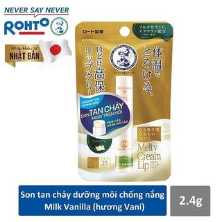 Son dưỡng môi tan chảy chống nắng Mentholatum Melty Cream Lip SPF25. PA+++ 2.4g NK Nhật Bản