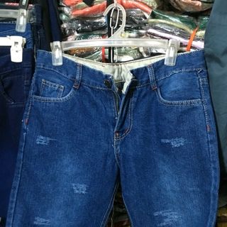 Quần short jean nam