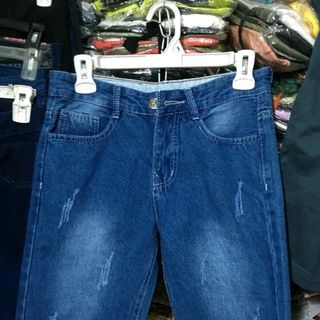 Quần short jean nam
