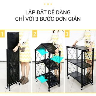 [MẪU MỚI 2021] Kệ Để Đồ Gấp Gọn Đa Năng Phong Cách Hàn Quốc