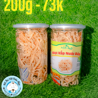 Đồ ăn vặt - Mực Xé Hấp Nước Dừa