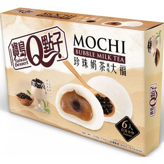 Bánh Mochi Trà Sữa Trân Châu Bubble Milk Tea Mochi Taiwan Quidea Ít Ngọt 6 bánh 210gr