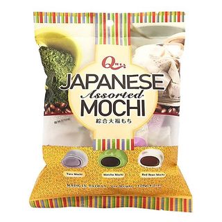 Mochi trà xanh, dâu, sữa, trà sữa, đậu đỏ Royal Family Taiwan 180g 9 bánh