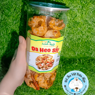 đồ ăn vặt - da heo sấy mắm hành
