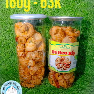 đồ ăn vặt - da heo sấy mắm hành