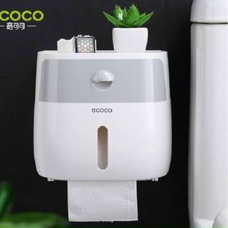 HỘP ĐỰNG GIẤY VỆ SINH 2 TẦNG​ ECOCO CHỐNG NƯỚC giá sỉ