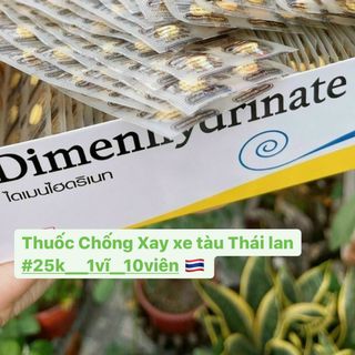 chống say xe Thái Lan Dimenhydrinate