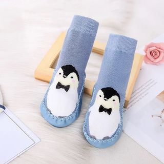 Giày tất tập đi chống trơn họa tiết nổi cho bé