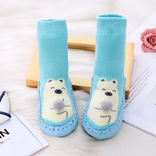 Giày tất tập đi chống trơn họa tiết nổi cho bé