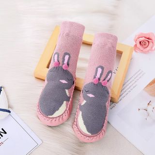 Giày tất tập đi chống trơn họa tiết nổi cho bé