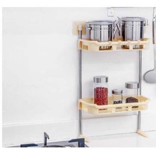 KỆ ĐA NĂNG GẮN NHÀ BẾP, NHÀ TẮM 2 TẦNG KHÔNG CẦN KHOAN TƯỜNG