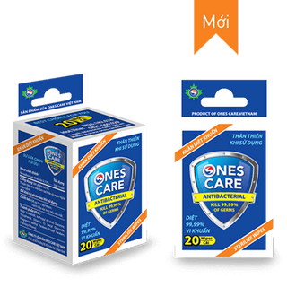 KHĂN ƯỚT DIỆT KHUẨN ONES CARE VIETNAM.