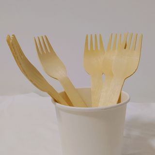 SET 10 Nĩa gỗ 14,5cm