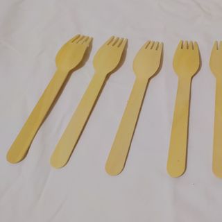 SET 10 Nĩa gỗ 14,5cm
