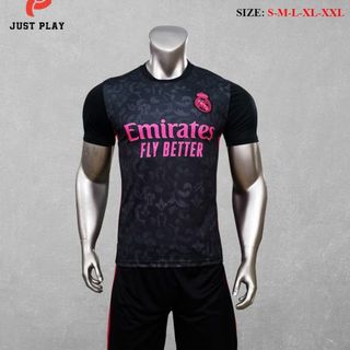 Áo quần đá bóng CLB Real Madrid đen mới 2020 giá sỉ