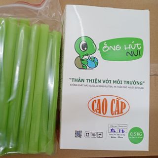 Ống hút bột gạo size trân châu 12mm hộp 500g