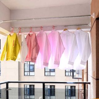 Cây phơi đồ, treo rèm gấp gọn đa năng