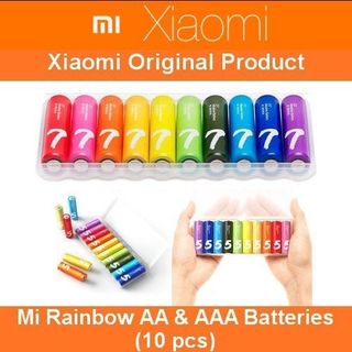 Pin tiểu AA/AAAXiaomi Rainbow giá sỉ