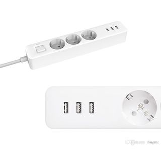 Ổ cắm điện Xiaomi Power Strip 3 USB 3 Outlet