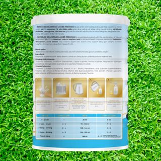 Sữa bột Nefesure Colostrum & more Preminum, Dành cho bé từ 0-12 tháng tuổi, Trẻ có hệ miễn dịch kém,giúp tăng cường hệ miễn dịch,tăng cân,tăng chiều cao,hấp thu và tiêu hóa tốt,ngăn ngừa táo bón, Trọng lượng 800 Gram /Lon