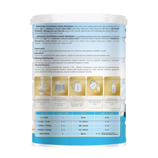 Sữa bột Nefesure Colostrum & more Preminum, Dành cho bé từ 0-12 tháng tuổi, Trẻ có hệ miễn dịch kém,giúp tăng cường hệ miễn dịch,tăng cân,tăng chiều cao,hấp thu và tiêu hóa tốt,ngăn ngừa táo bón, Trọng lượng 800 Gram /Lon