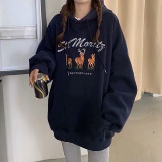 Áo hoodie nỉ ngoại form chuẩn, nón 2 lớp hàng đẹp