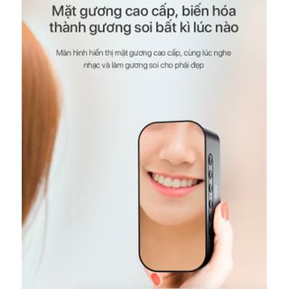 Loa Bluetooth 5W Màn Hình LED - Hỗ Trợ Mặt gương, Xem giờ, Đồng hồ báo thức, Nhiệt độ , Nghe FM-ACOME A5- 4.9