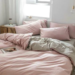 Bộ vỏ chăn ga gối cotton TC