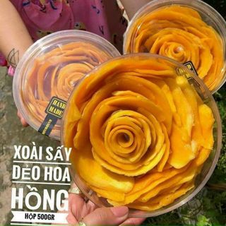 🥭🥭XOÀI SẤY DẺO XẾP HOA HỒNG ngon lắm lắm luôn