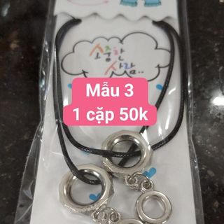 Dây chuyền cặp chỉ 24k 1 cặp
