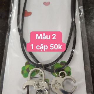 Dây chuyền cặp chỉ 24k 1 cặp