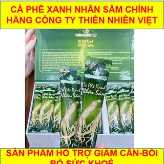 Cà phê Xanh nhân sâm thiên nhiên việt 30 gói giảm cân đẹp dáng - có giỏ xách thích hợp làm quà tết giá sỉ