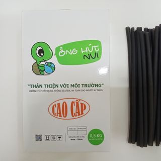 Ống hút bột gạo cao cấp hộp 500g