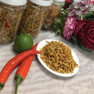 Cá cơm rim mặn ngọt