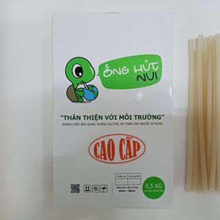 Ống hút bột gạo cao cấp hộp 500g