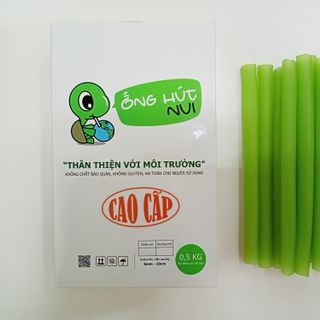 Ống hút bột gạo size trân châu 12mm hộp 500g