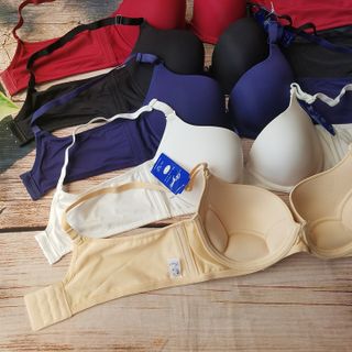 Áo Lót nữ Boya trơn 3 móc cài mút kép mỏng