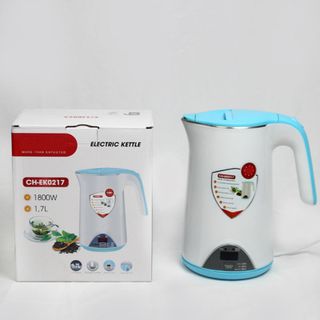 Ấm siêu tốc 2 lớp Cuho CH-EK0217 dung tích 1.7L, có chức năng giữ ấm nước