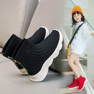 giày len chun cao cổ cho bé