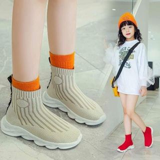 giày len chun cao cổ cho bé