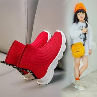 giày len chun cao cổ cho bé