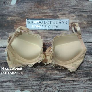 Áo lót Boya ren cài trước mút dày
