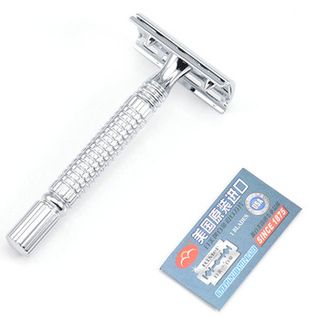 Cạo râu INOX cổ điển Rimei xịn FULLBOX Video Ảnh Thật Sản Phẩm