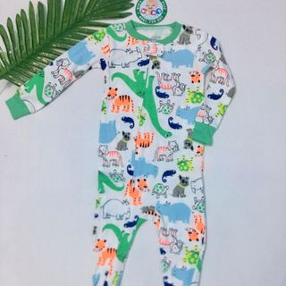 SleepSuit dài tay họa tiết ngộ nghĩnh dành cho bé SS002