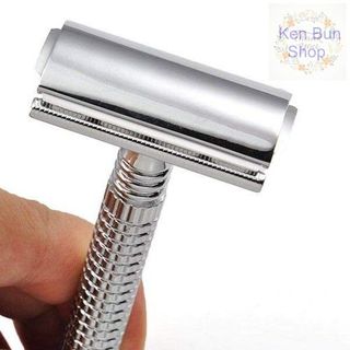 Dao Cạo Râu Thủ Công Hai Lưỡi Cổ Điển Cho Nam Nữ Phong Cách Cổ Điển, Đẹp, Sang Trọng, Sạch Mịn Màng