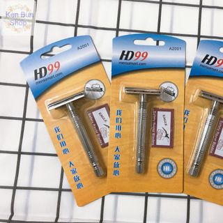 Dao Cạo Râu Thủ Công Hai Lưỡi Cổ Điển Cho Nam Nữ Phong Cách Cổ Điển, Đẹp, Sang Trọng, Sạch Mịn Màng